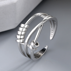 Lichte luxe transfer kralen ring