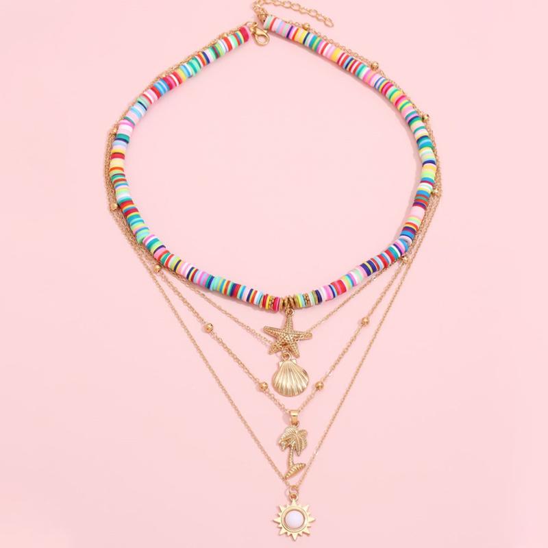 Meerlagige Y-vormige hanger ketting