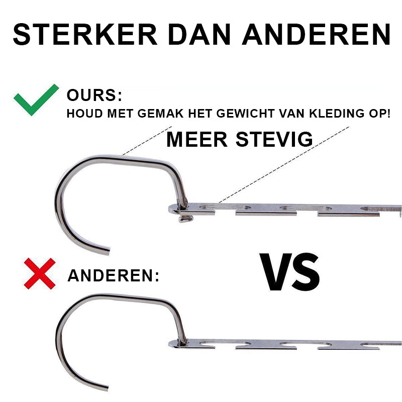 Hirundo Magic Kleding RVS Hangers