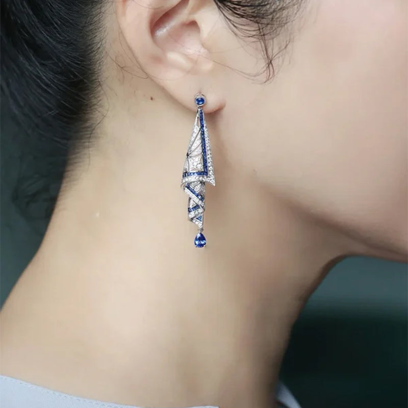 Vintage satijnen Oorknopjes