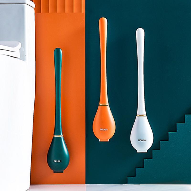 Toiletborstel met lange steel