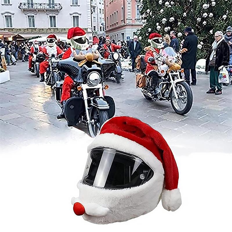 Santa Claus Motorfiets Helm Beschermer