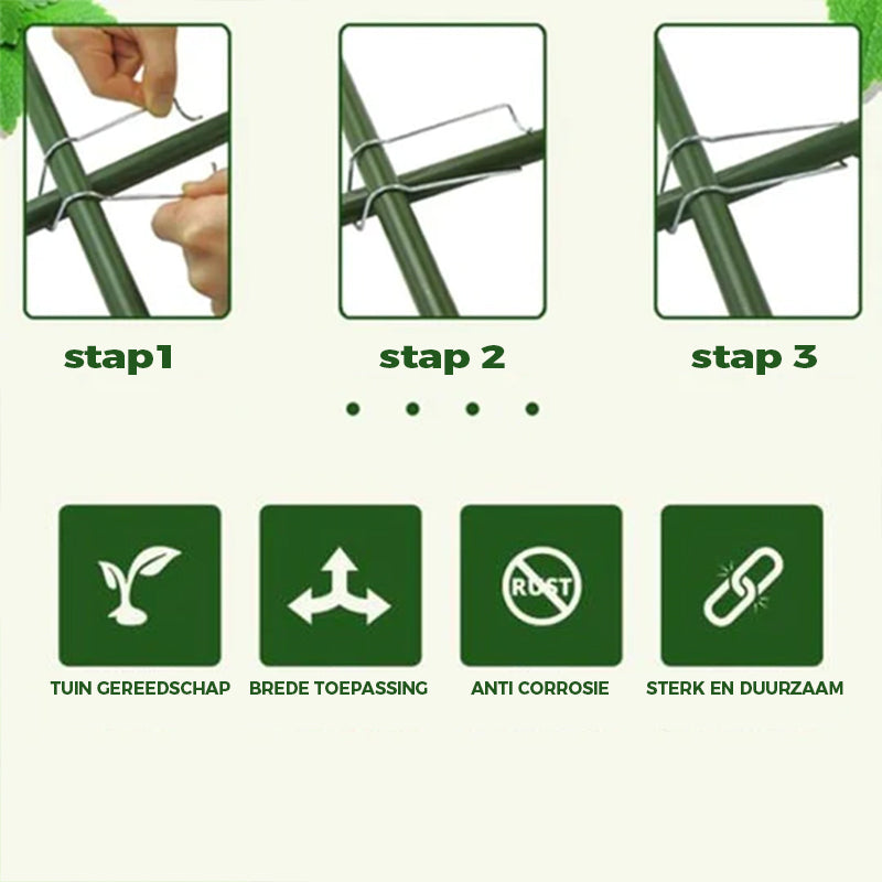 Plant verbindende gespen
