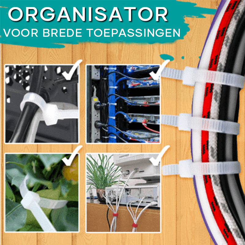 Herbruikbare kabelbinders(100 STUKS)