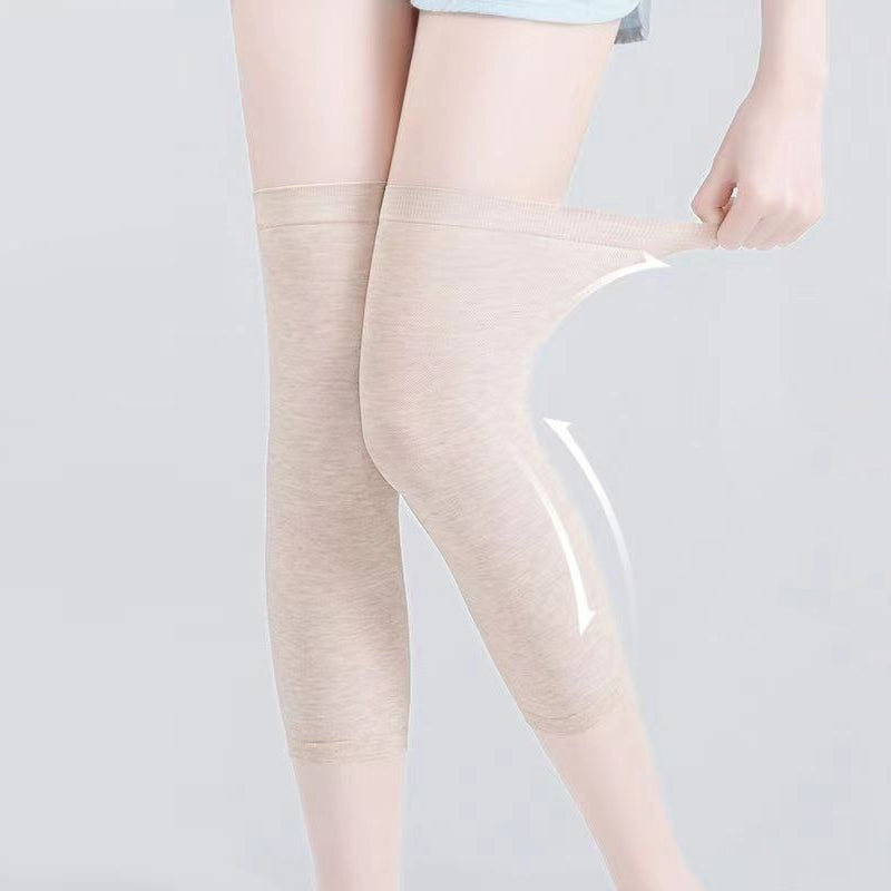 Zomer ademende kniekousen