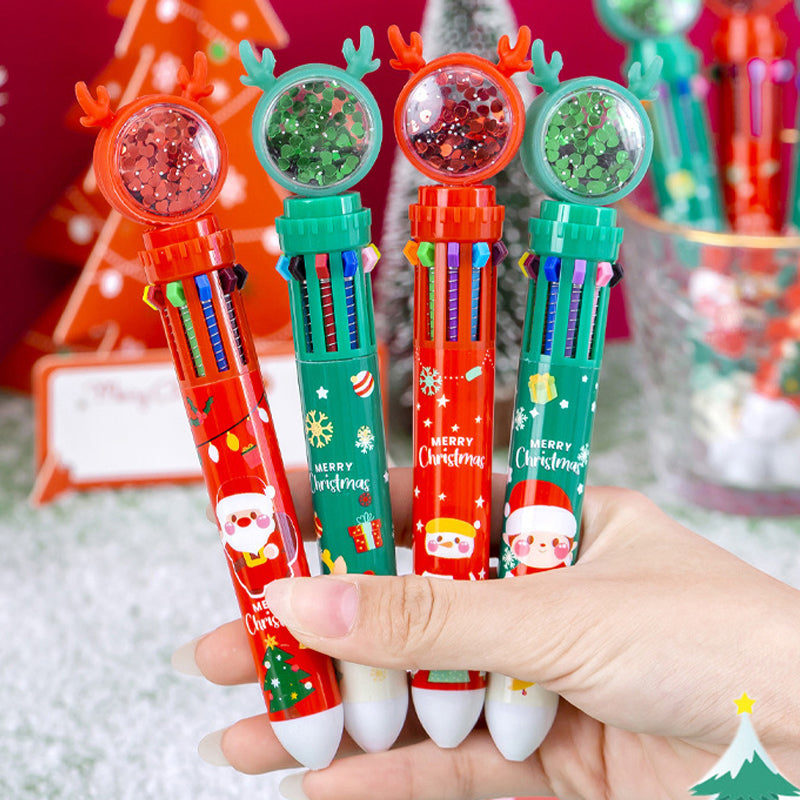 Kerst Balpen met 10 Kleuren