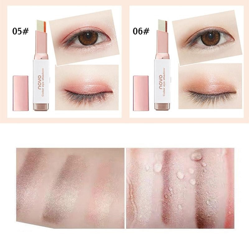 Tweekleurige oogschaduwstick met kleurovergang