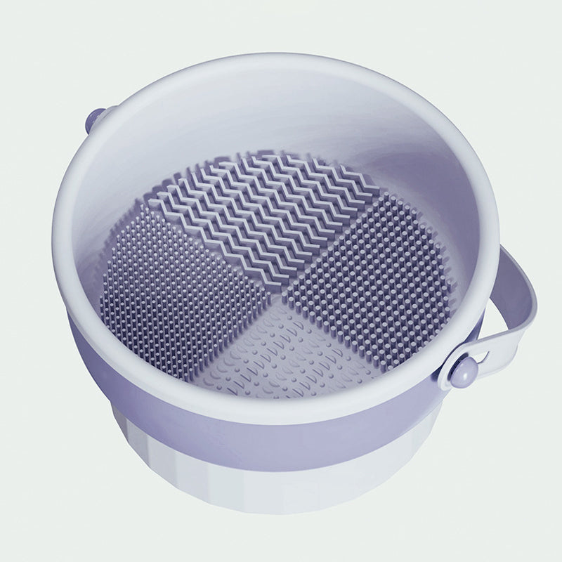 3-in-1 reinigingskom voor make-upborstels