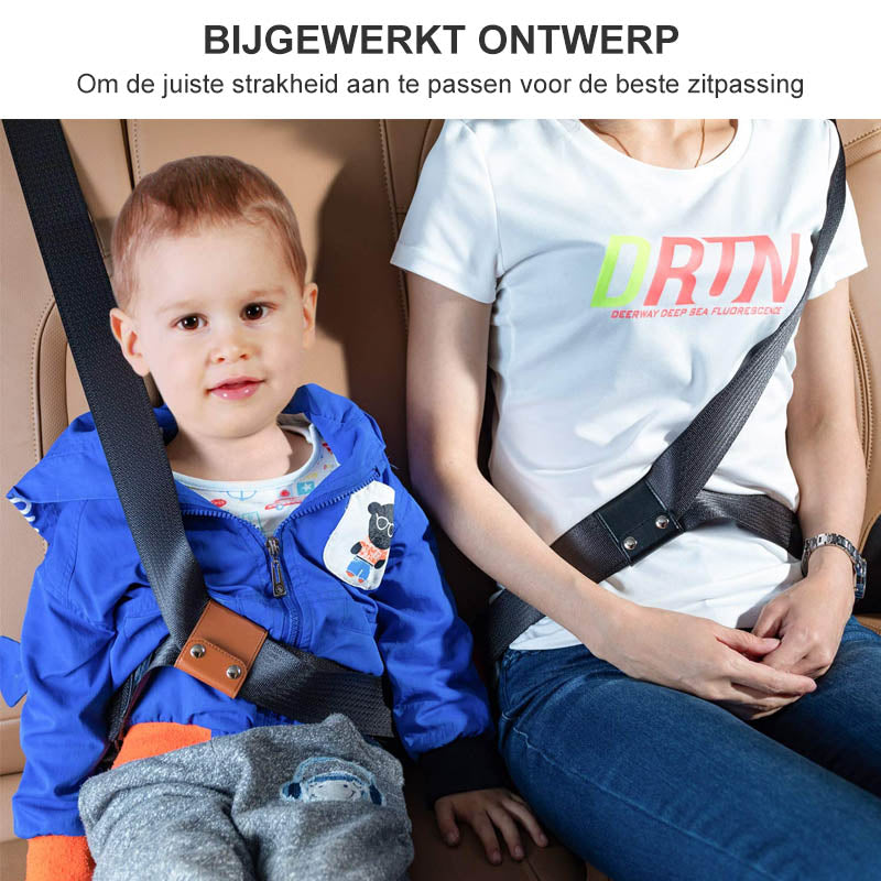 Autogordelversteller voor kinderen en volwassenen