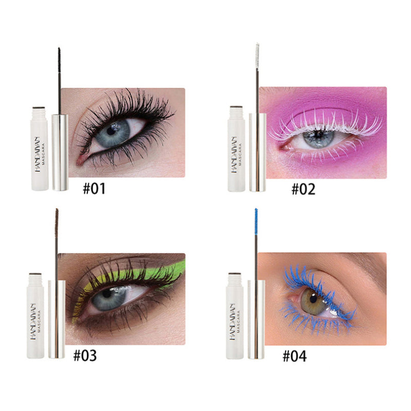 12 kleuren kleurrijke mascara