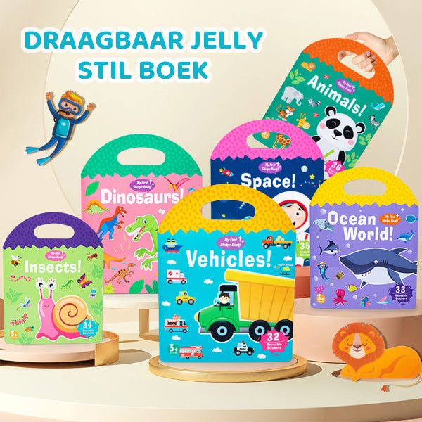 Draagbaar Jelly Quiet-boek