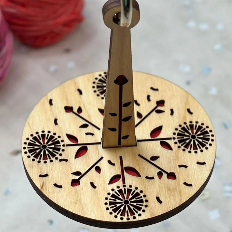 Houten polsgarenhouder