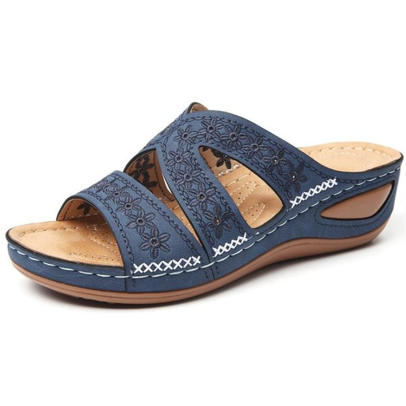 Dik platform groot formaat pantoffelsandalen