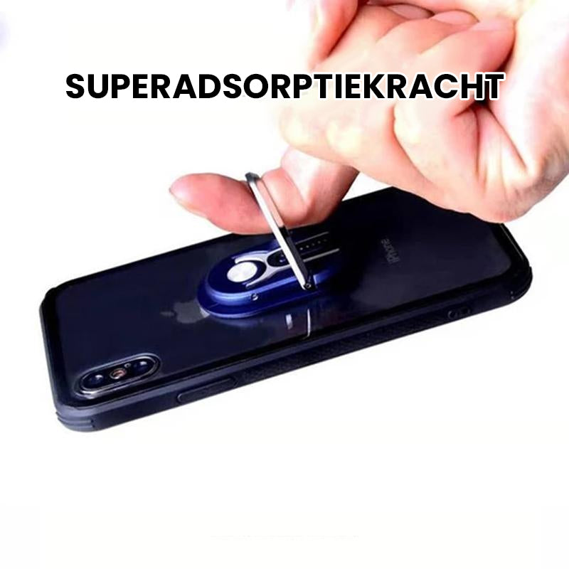 Draagbare multifunctionele ring voor mobiele telefoonhouder