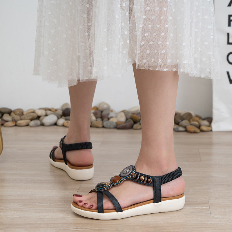 Boho Sandalen met Kralen