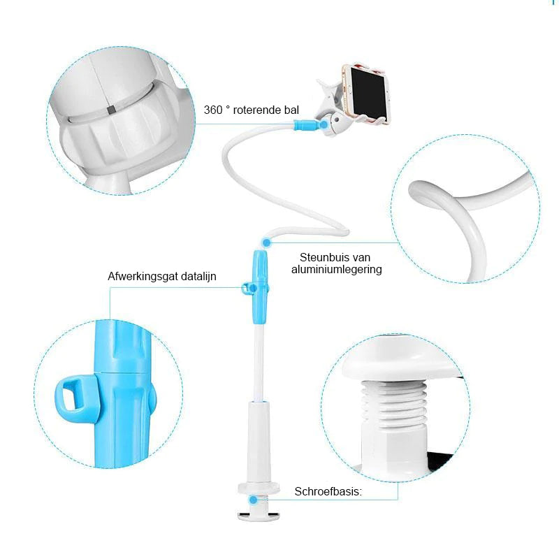 Lazy Twist flexibele telefoonhouder