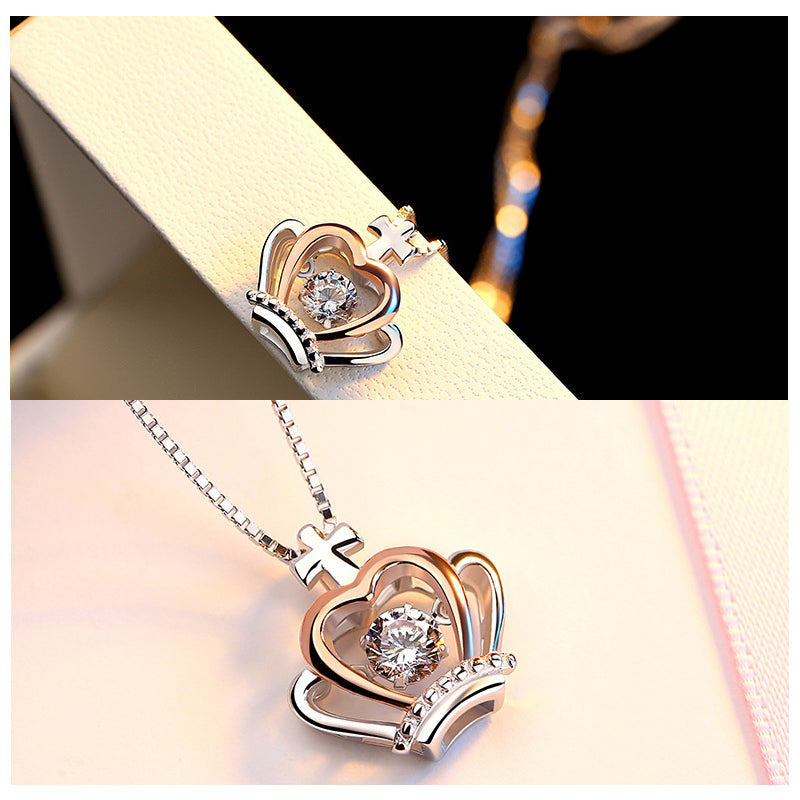 Zirkoon kroon ketting