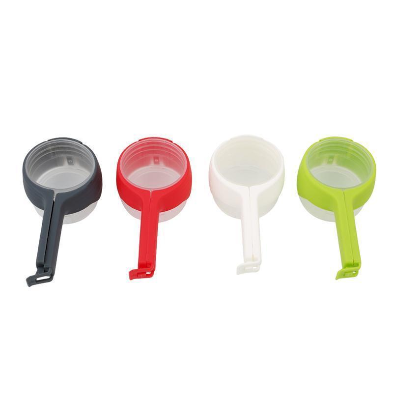 Afdichten van voedselclips met dop