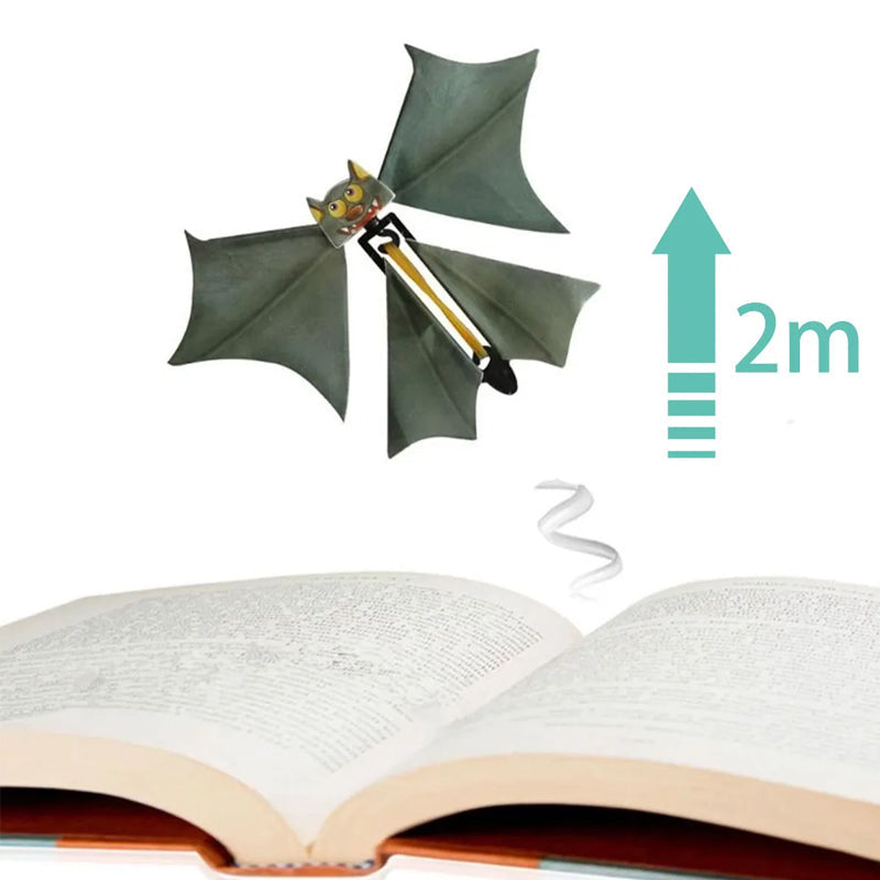 Grappige grap vliegende vleermuis