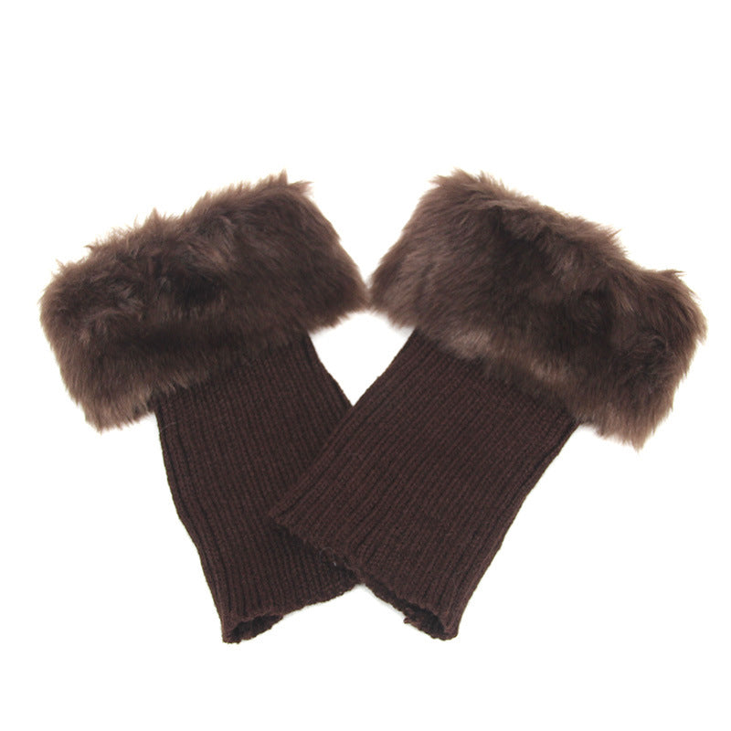 Winter korte gehaakte warme enkel sokken