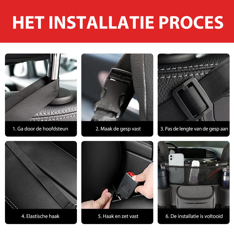 Opbergvak voor in de auto