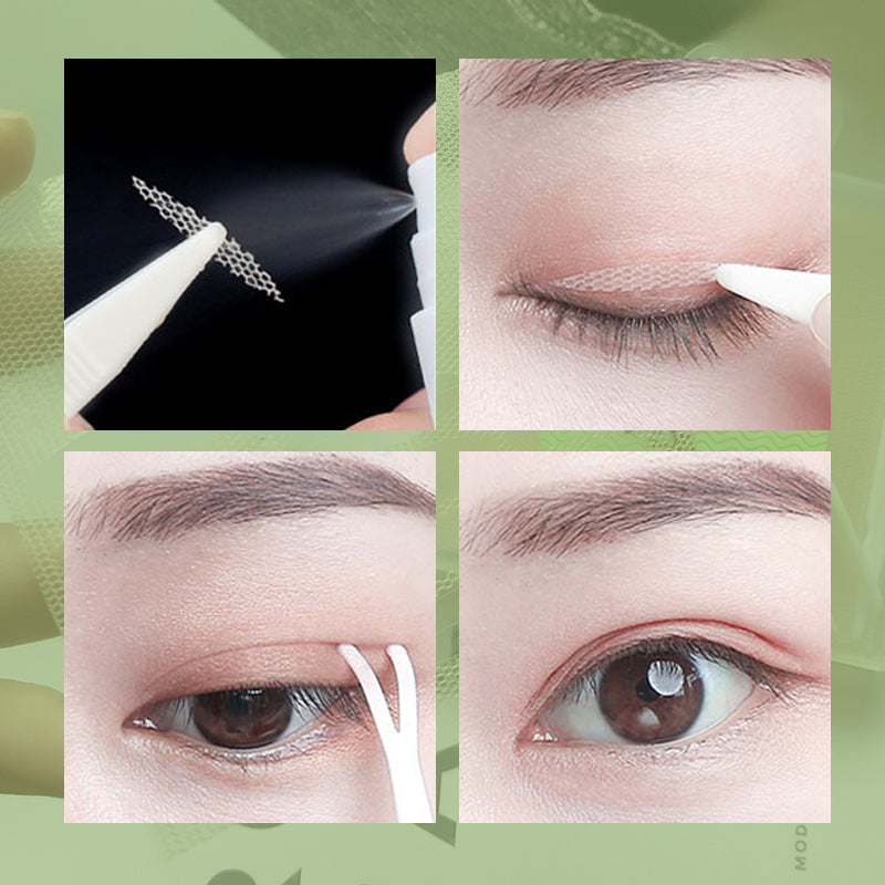 Onzichtbare dubbele ooglidstrips