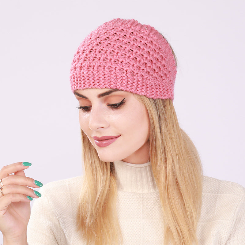 Uitgeholde paardenstaart damesmuts