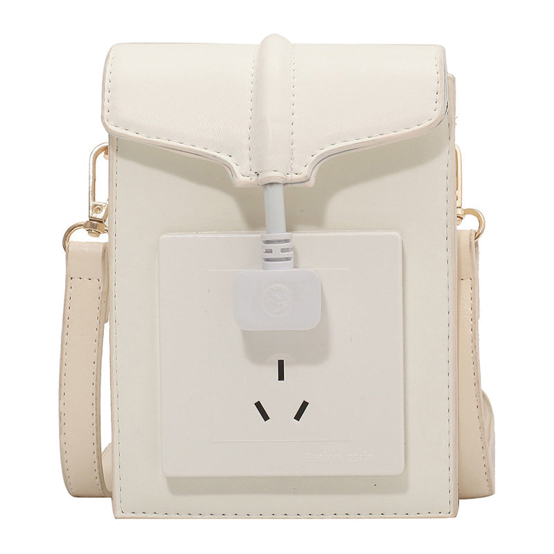 Creatieve stekkerzak met stopcontact