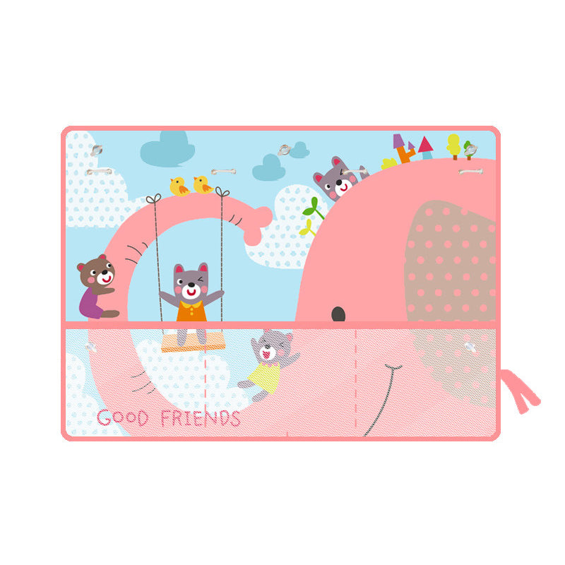 Cartoon autoraam gordijn