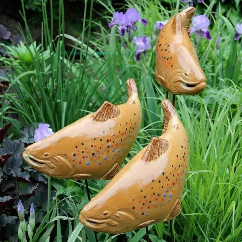 Keramische Koi Set Tuin