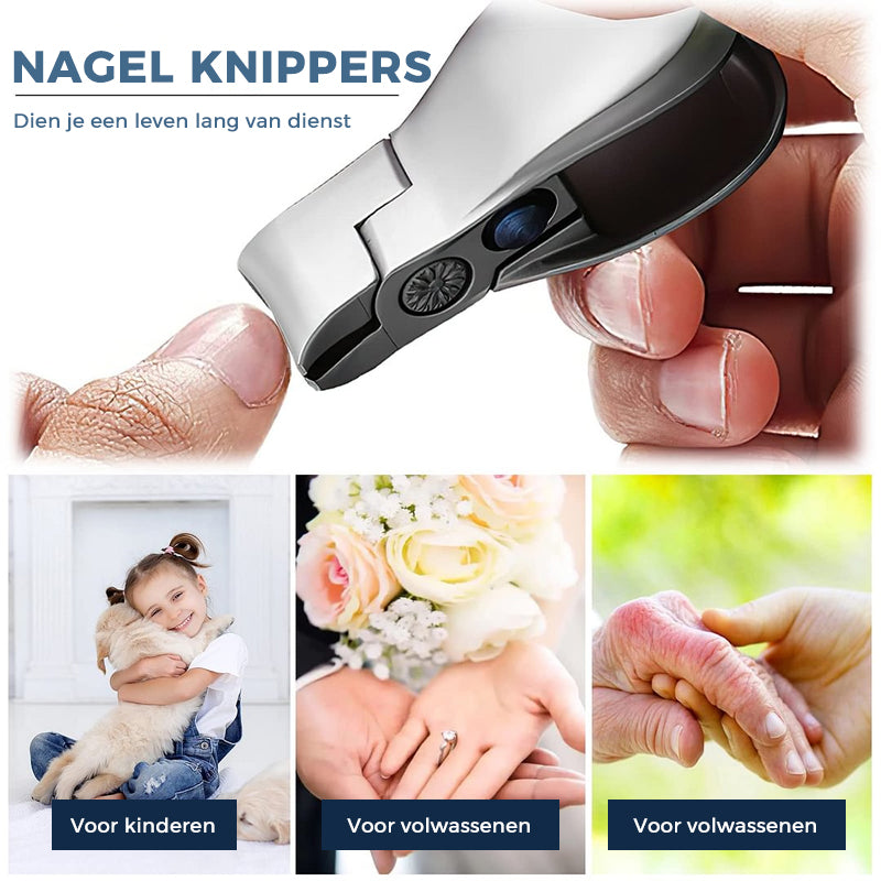 Nagelknipper met grote opening
