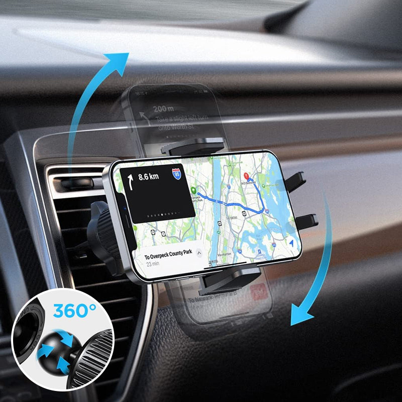 Ventilatie opening telefoon houder