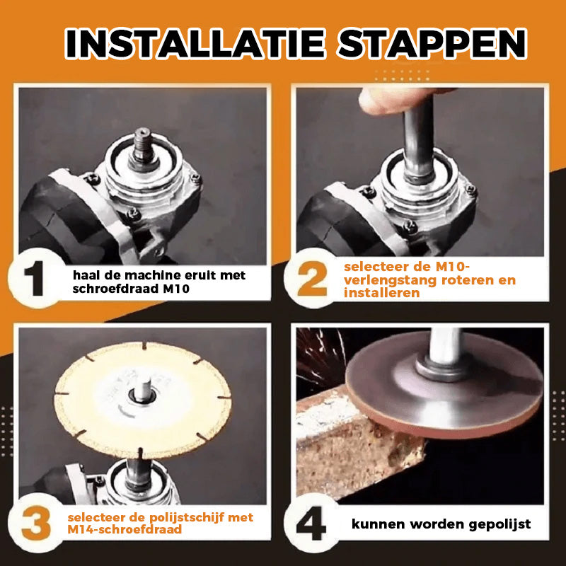 Haakse Slijper Verlengstuk Drijfstang