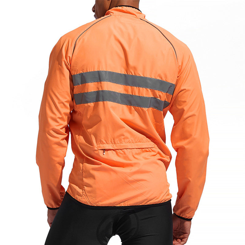 Windjack met lange mouwen voor fietsen