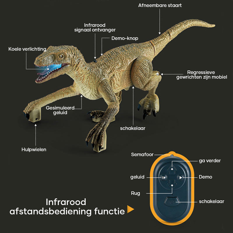 Dinosaurus met afstandsbediening