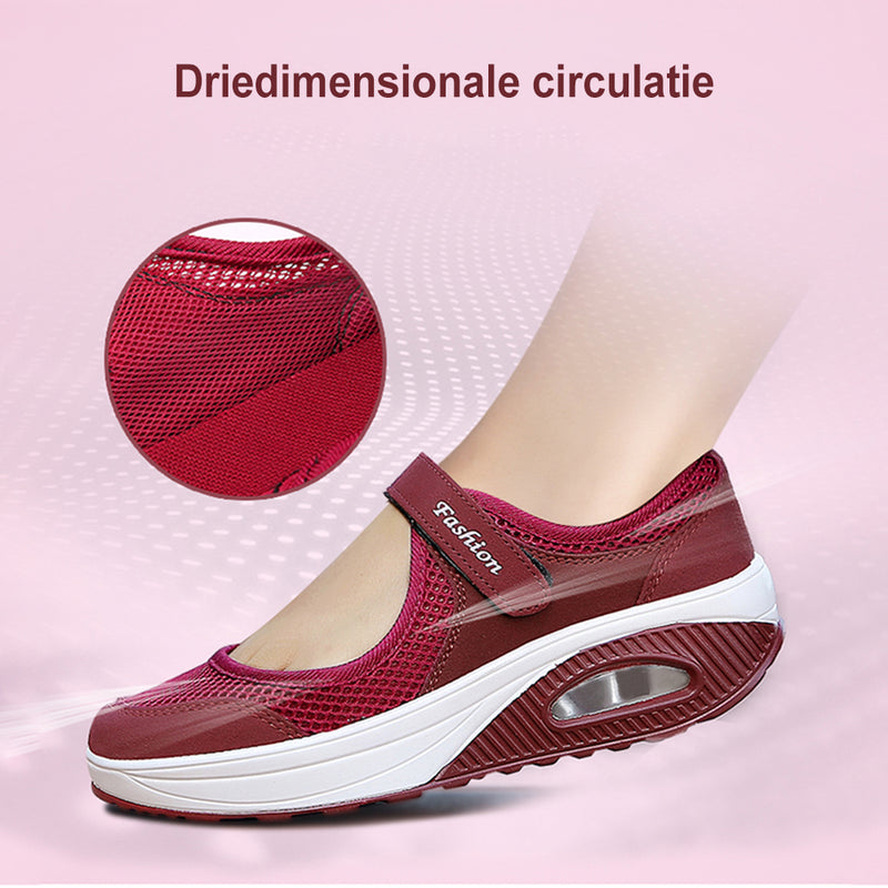 Vliegende geweven gezellige wandelschoenen