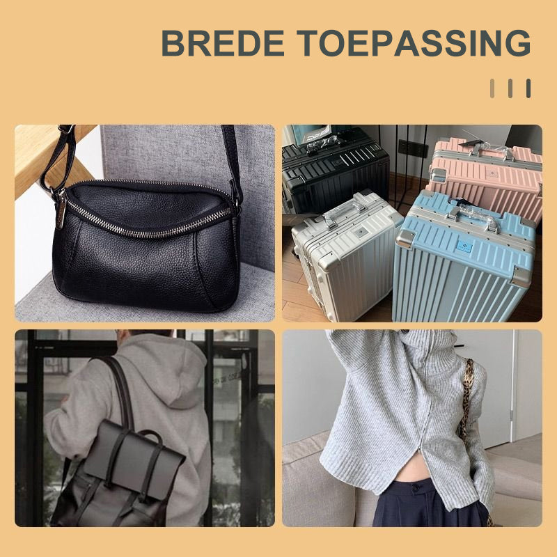 Zonder gereedschap afneembare stijlvolle ritssluiting