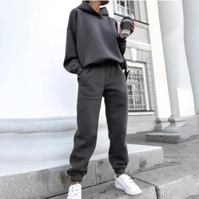 Tweedelige trui met capuchon