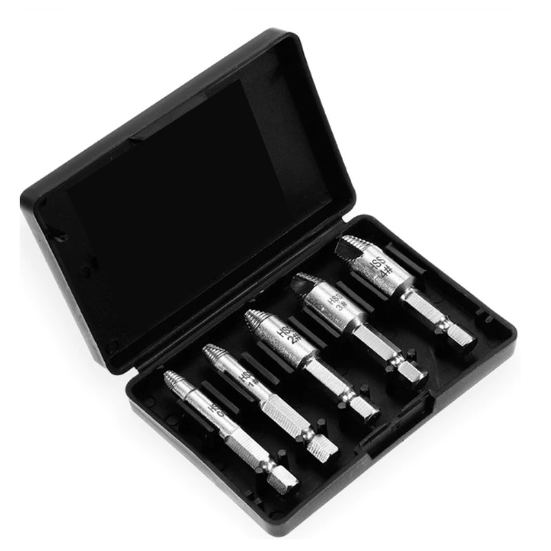 Beschadigde schroefextractor (set van 5)