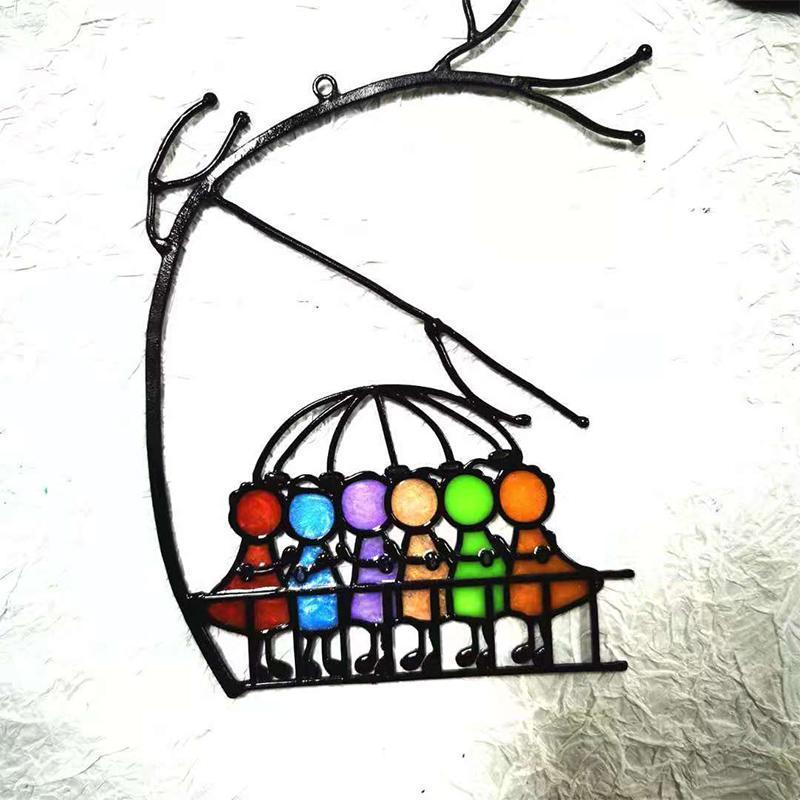 Suncatcher Gebrandschilderd Glas Kunst Raam Hangers