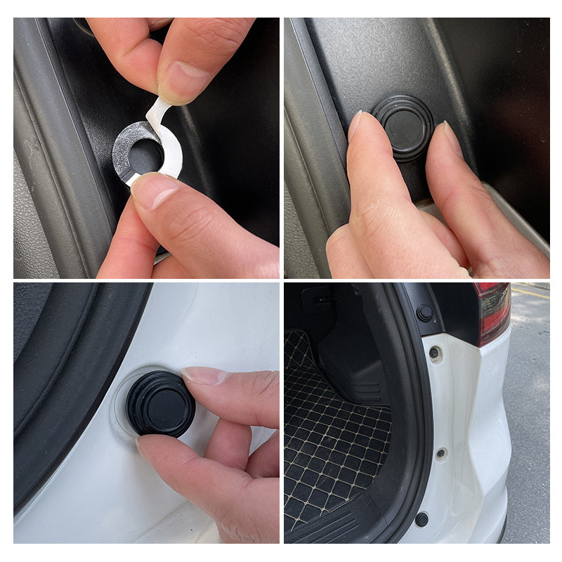 Schokabsorberende pakking voor autodeur