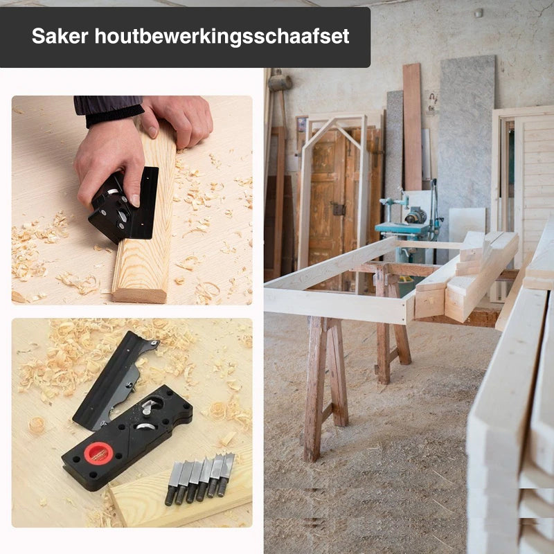 Saker® Houtbewerking Schaafset