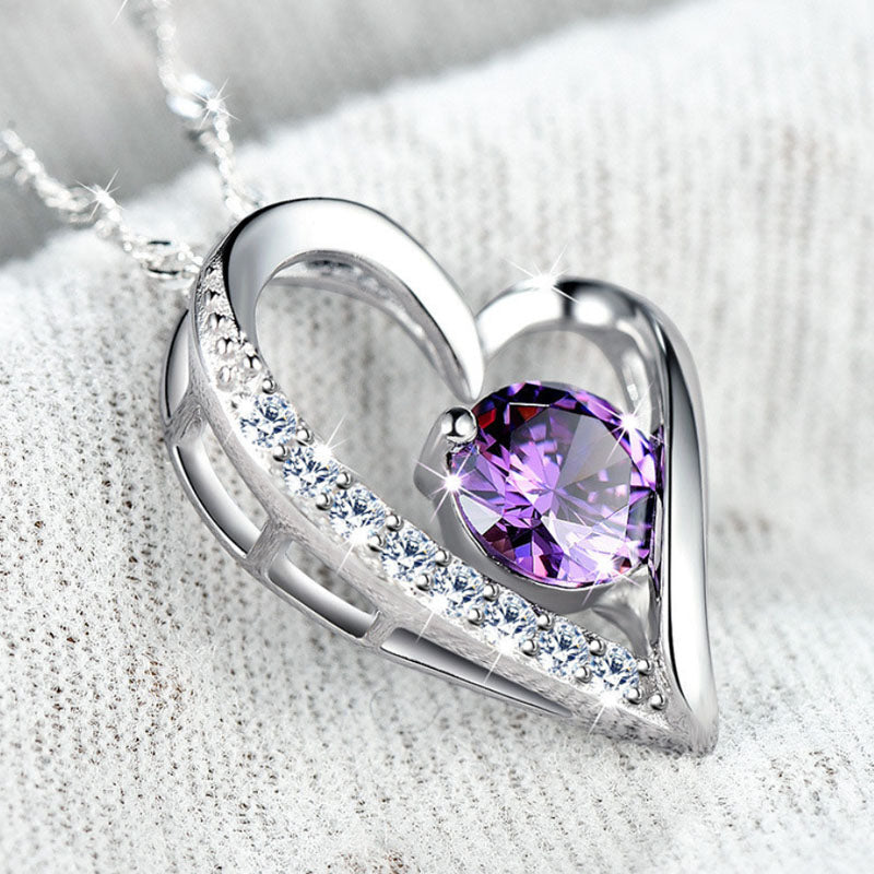 Ketting met kristallen hart