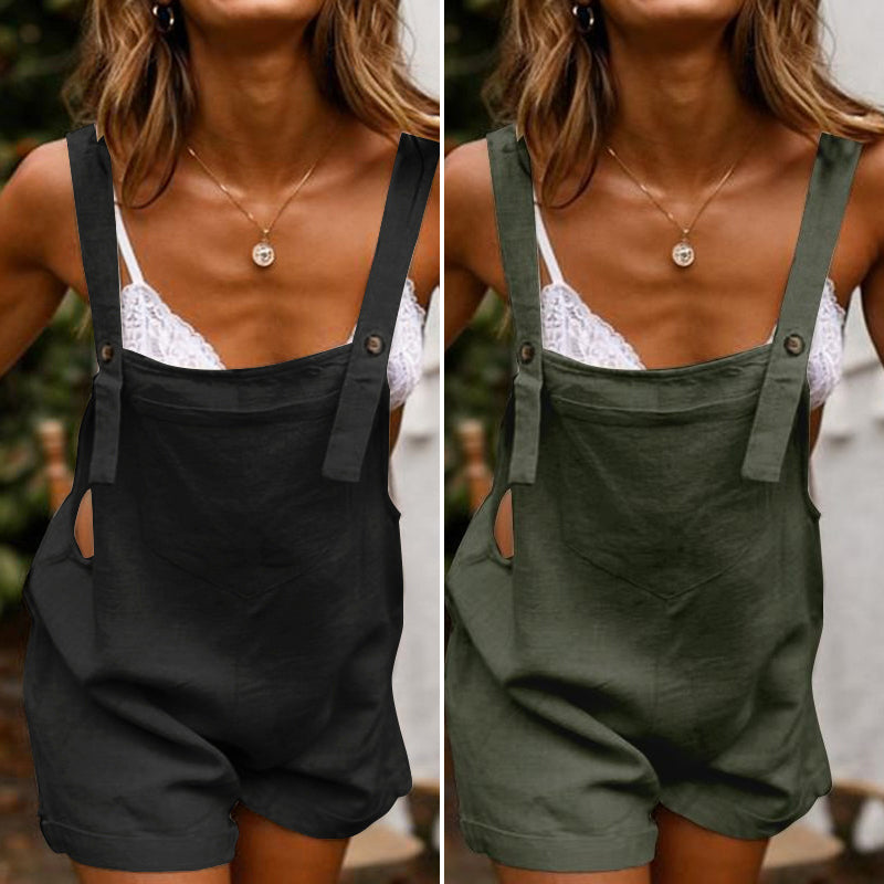 Katoenen en linnen shorts