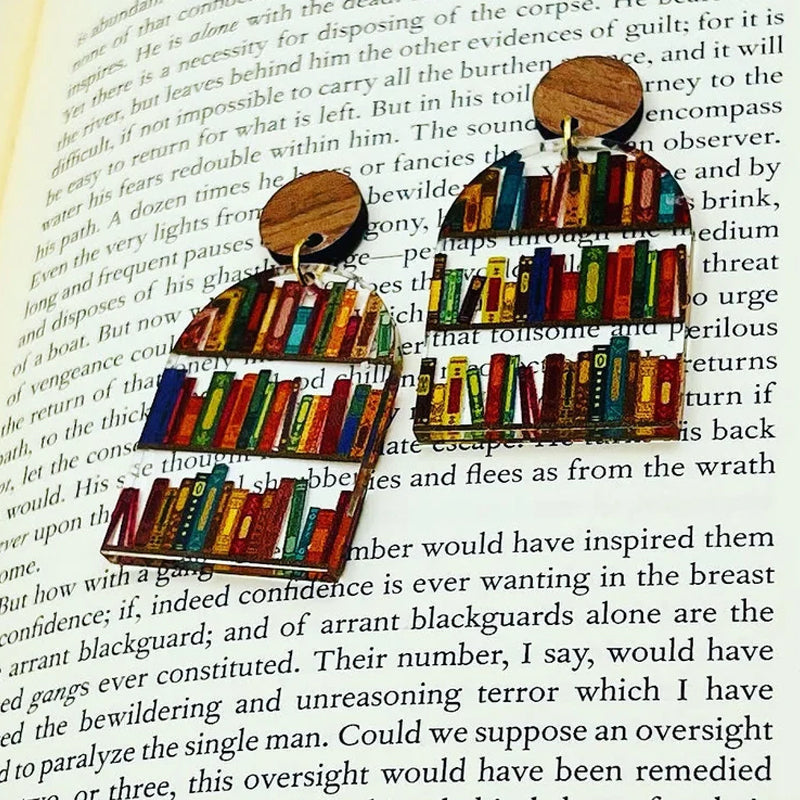 Boek oorbellen / oorbellen voor boeken liefhebbers