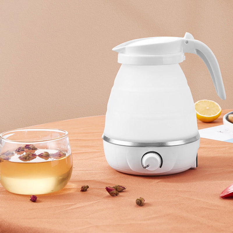 Temperatuur verstelbare opvouwbare siliconen waterkoker