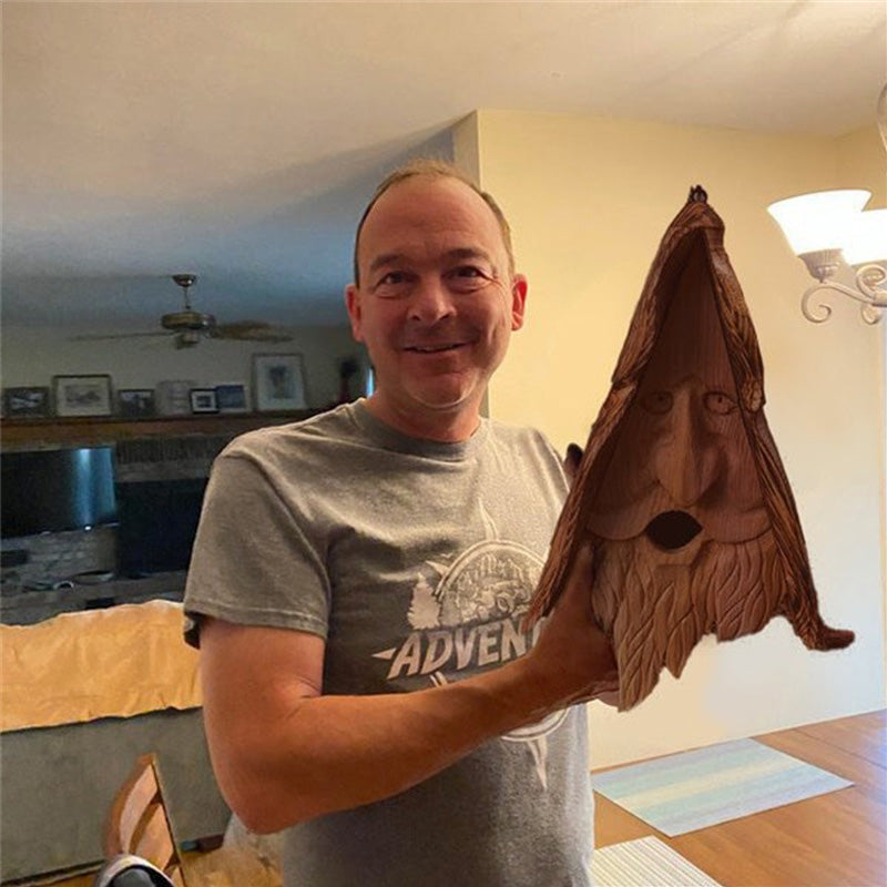 Handgemaakt Happy spirit vogelhuisje