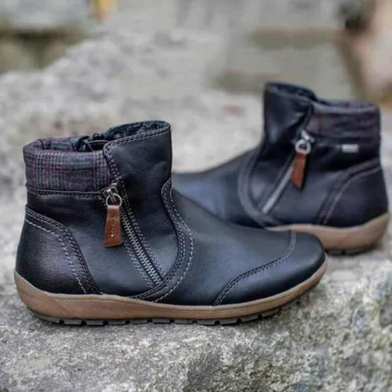 Waterdichte dames laarzen met rits