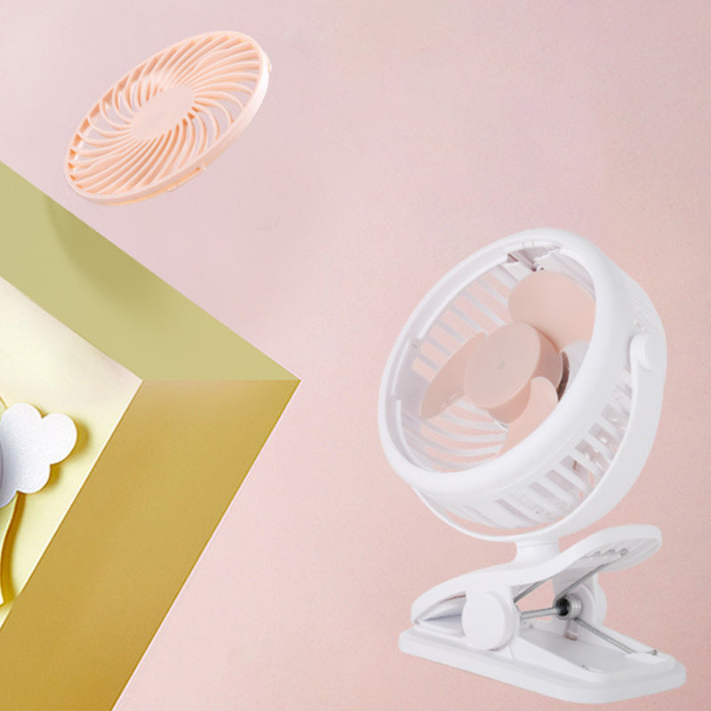 Draagbare stille clipventilator met 360 ° rotatie