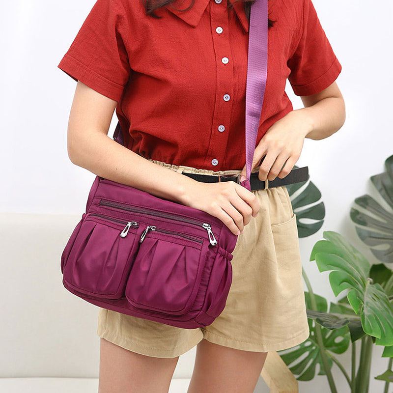 Moedertas van Oxford-stof